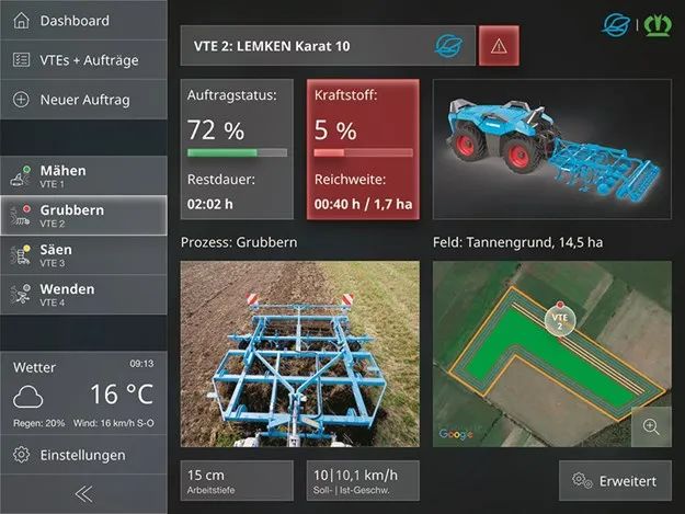 農機具指揮拖拉機!科羅尼聯手雷肯提出無人作業新設想 農機具指揮拖拉機!科羅尼聯手雷肯提出無人作業新設想